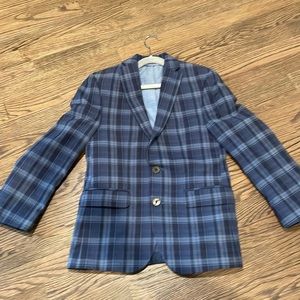 Boys Ralph Lauren blue plaid blazer